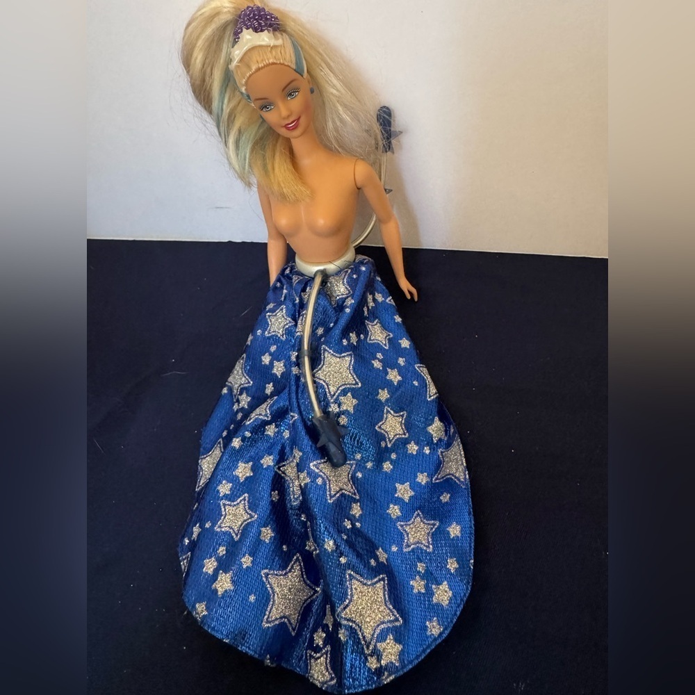 Starlight Fairy Barbie w/Lightup Spinning Belt Needs Batteries Missing Outfit